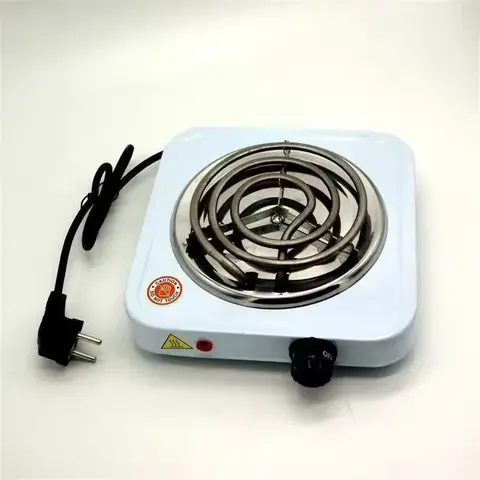 Cuisinière électrique 220V 1000W, plaque chauffante, brûleur en fer, cuiseur de cuisine domestique, chauffe-café, appareils ménagers, prise ue