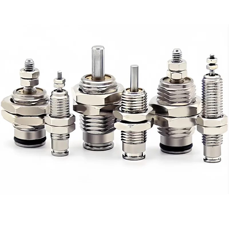CJPB CJPS6 Series 6/10/15 Mini Air Cylinder Pneumatic High Quality Single Acting Type Micro Needle Shaped Stroke 5/10/15/20mm