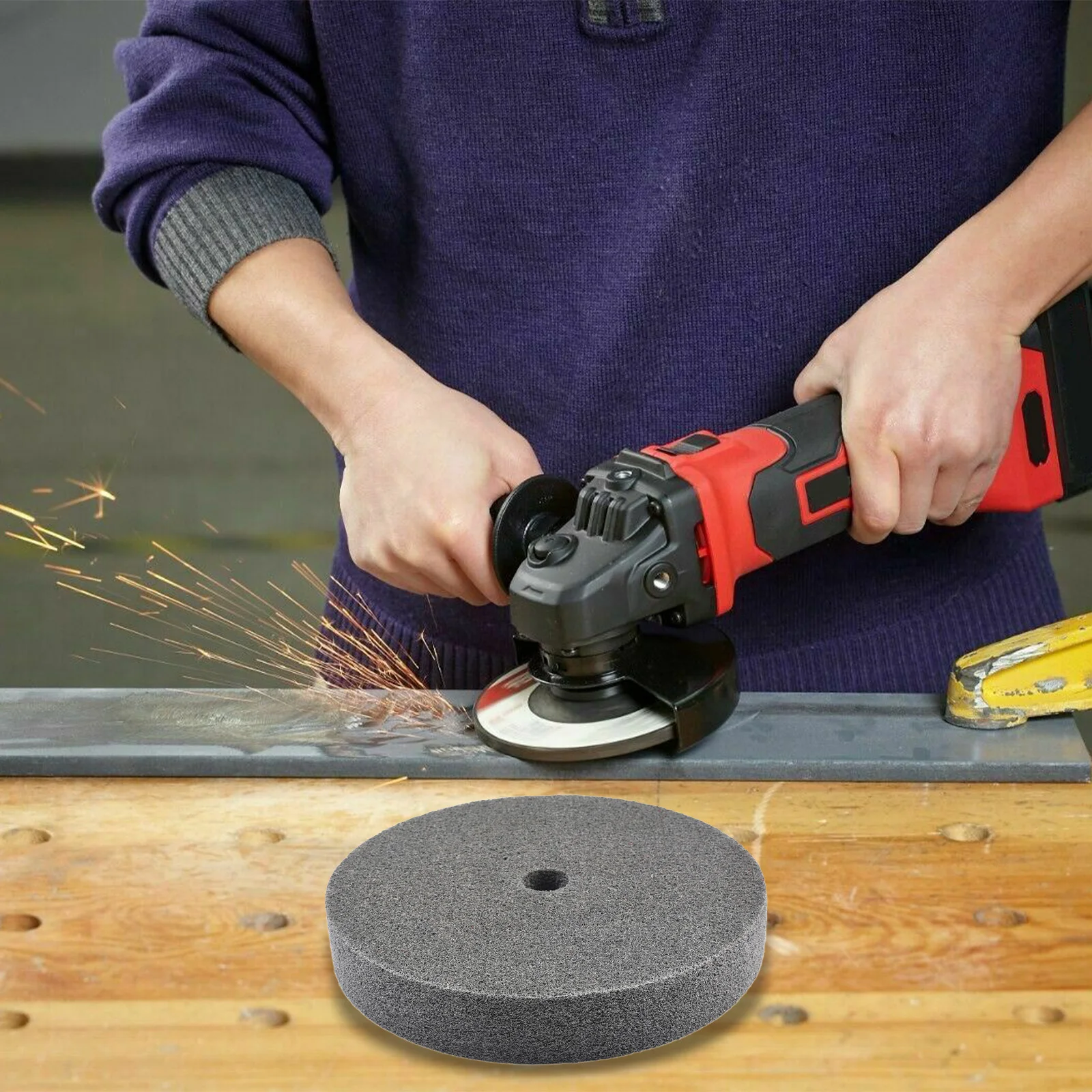 Buffing Disc Polishing Wheel 180Grit 5P/7P/9P 6\