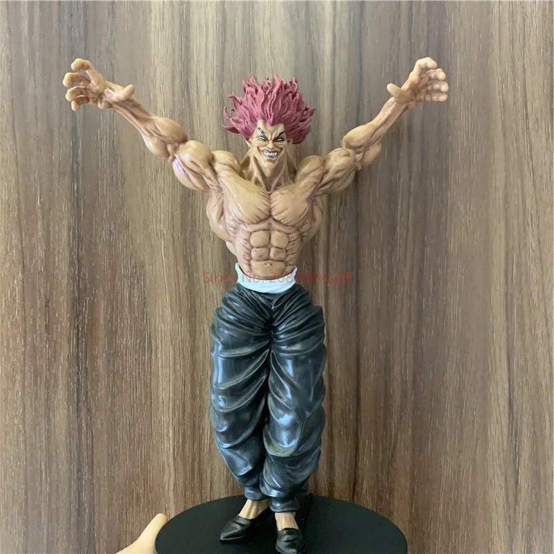 Hanma Yujiro Action Figure Anime Peripheral Muscle Male Model  Play Toy Ornament Statue Kids Handmade Product Collection Doll