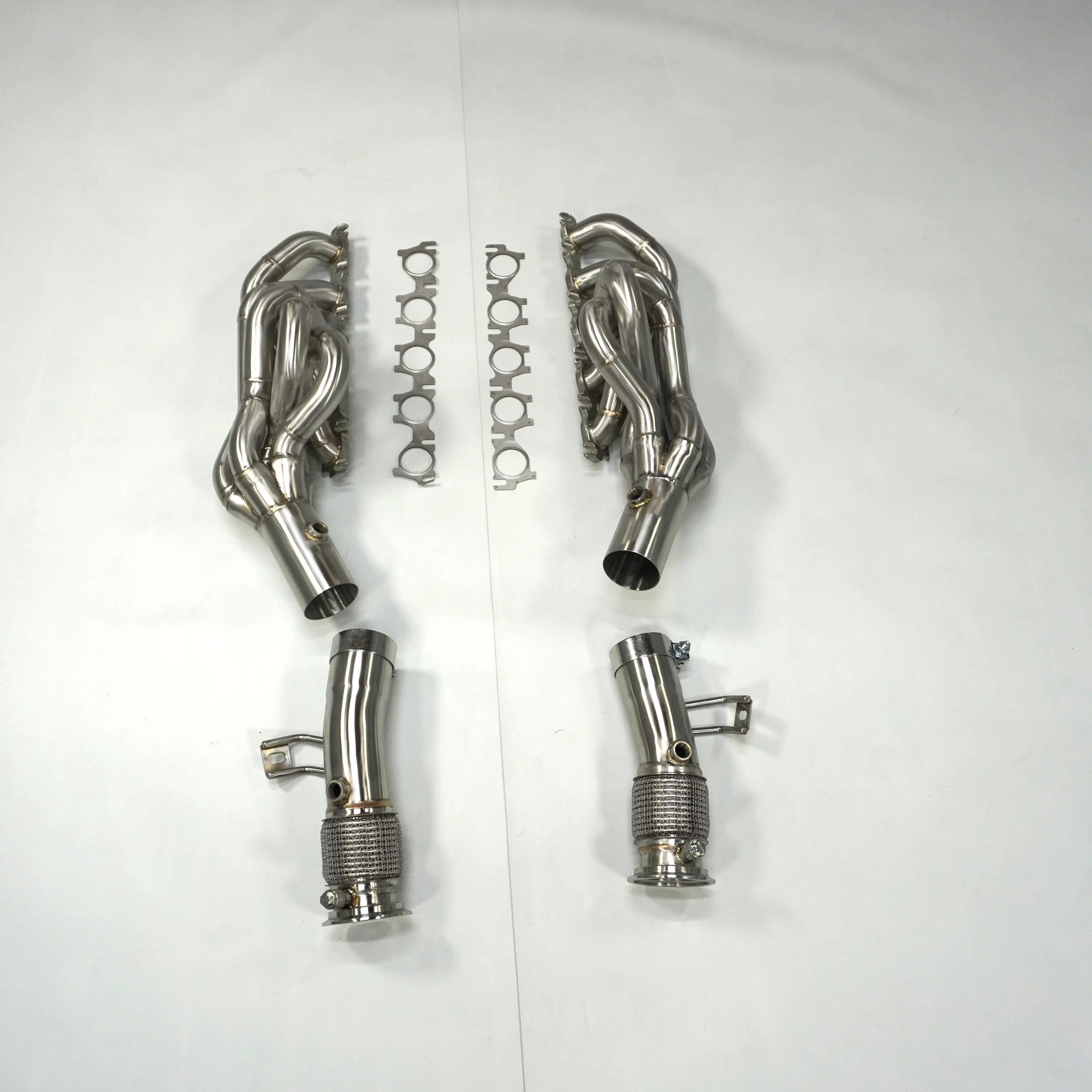Upgraded versionCustomized Exhaust  Manifold for  R8  5.2L 2010-2019 Stainless Steel Manifold for  R8  Turning Racing Ca