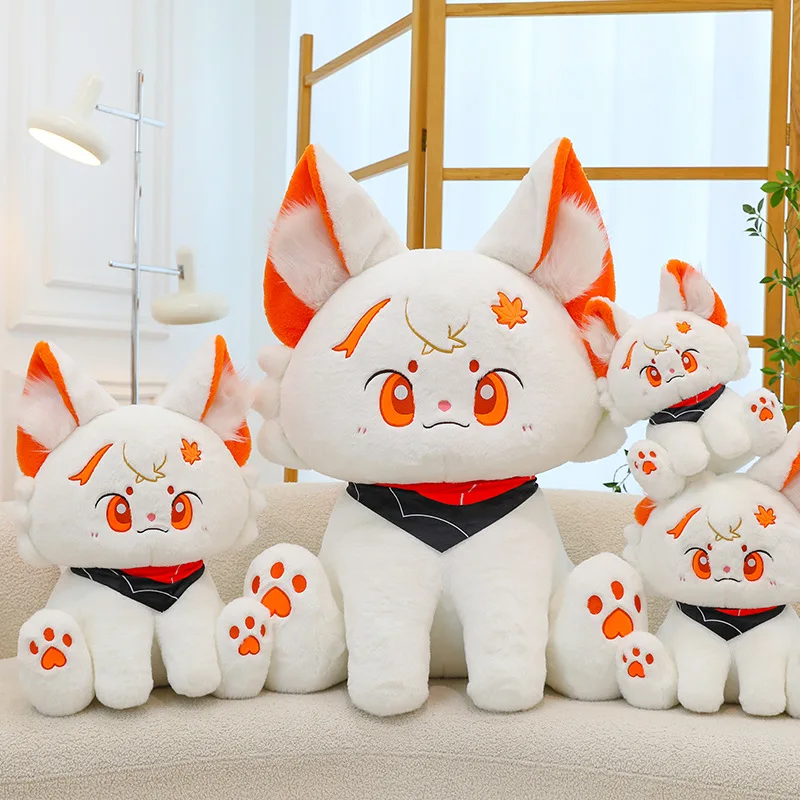 MINISO Genshin Impact Game Second Dimension Maplehara Manyo Cat Large Doll Cat Plush Toy Game Doll Animation Pillow Cute Doll