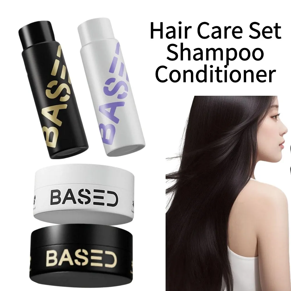 Set de Cuidado Capilar para Hombre y Mujer, Champú, Acondicionador, Limpieza, Volumen, Aspecto Perfecto, Texturizador, Crema Definidora de Larga Duración, Moldeadora