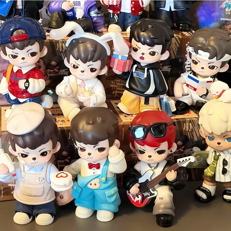 

Hot TnT Rayan V5 Let'S Date Series Blind Box Vinyl Puppet Handsome Figure Playing Mystery Box Ornament Keychain New Year