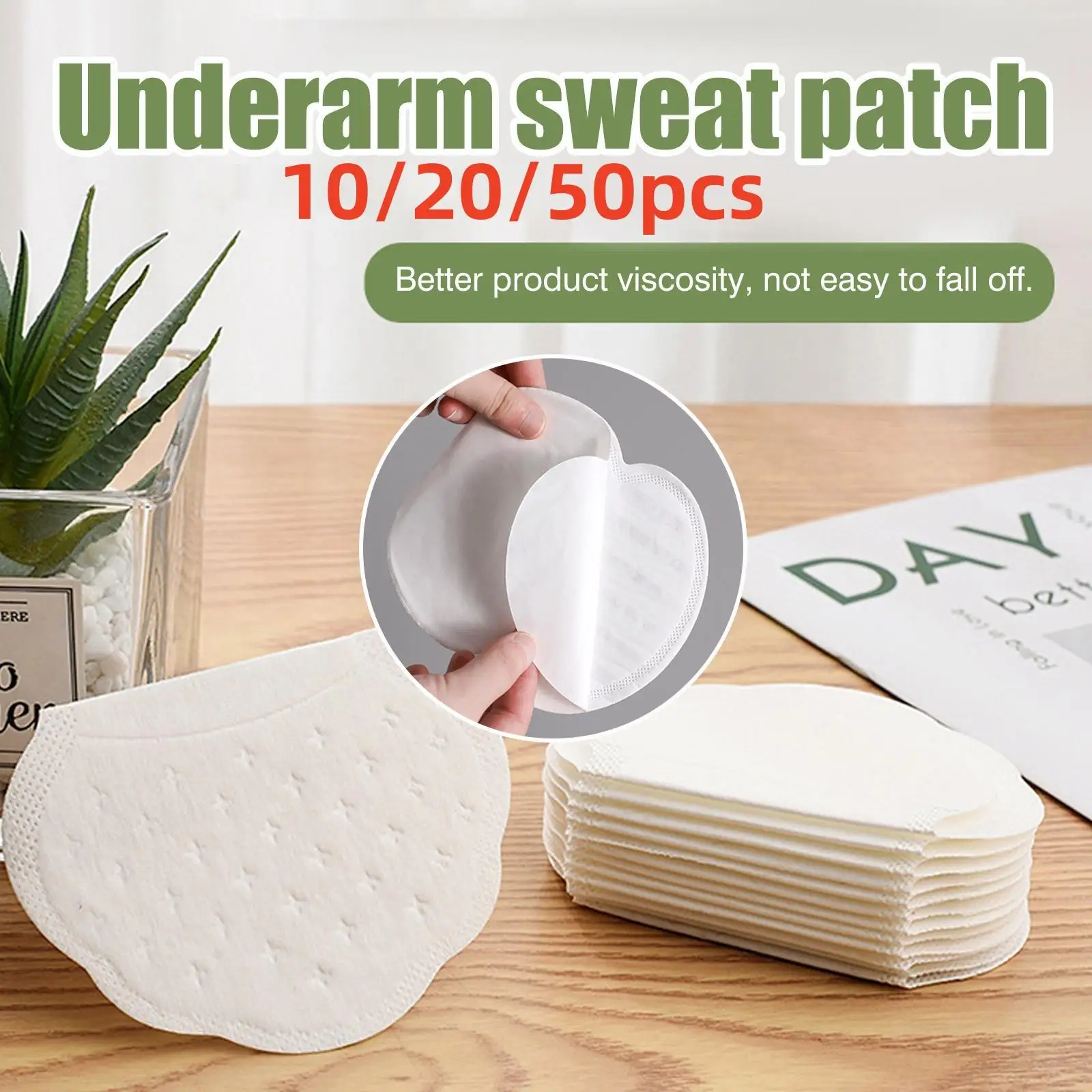 10/20/50pcs Ultra-thin Breathable Disposable Axillary Sweating Patch Invisible Underarm Sweat Pad Sweat Pads Armpit Stickers