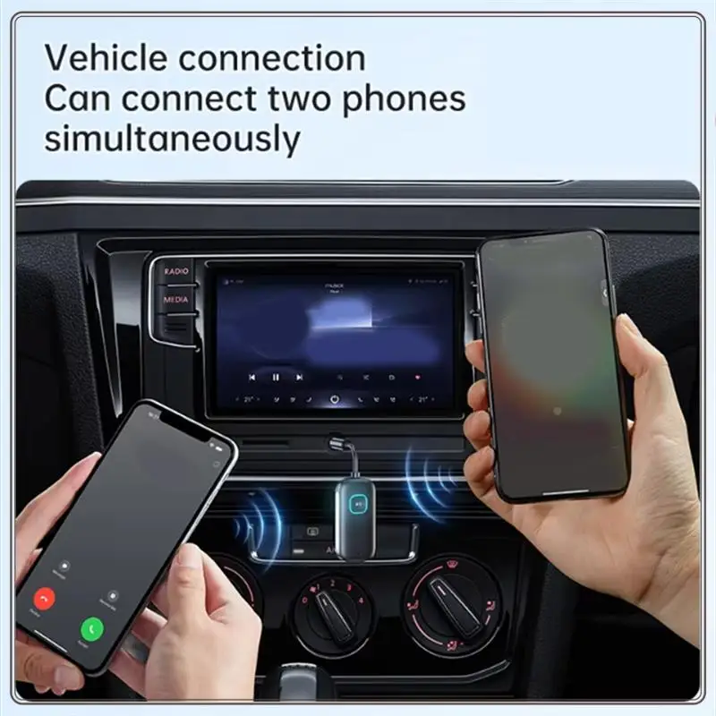 موثوق-2 في 1 جهاز استقبال إرسال صوت بلوتوث 3.5 ملم AUX متعدد النقاط Hifi ستيريو Aptx-متوافق/HD/LL محول لاسلكي، 2 I