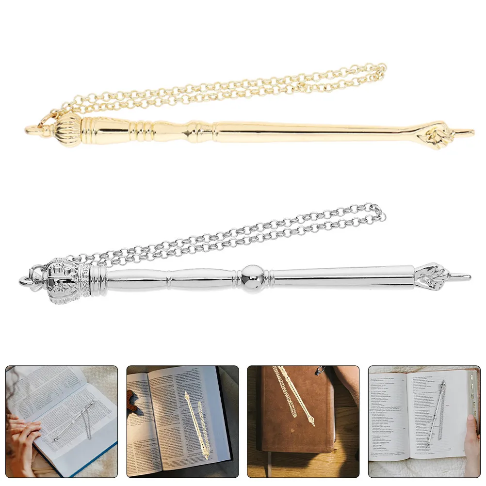 2Pcs Metal Torah Pointer Reading Tool Chain Jewish Bible Hand Pointer Religious Mitzvah Present Church Anniversary Souvenirs