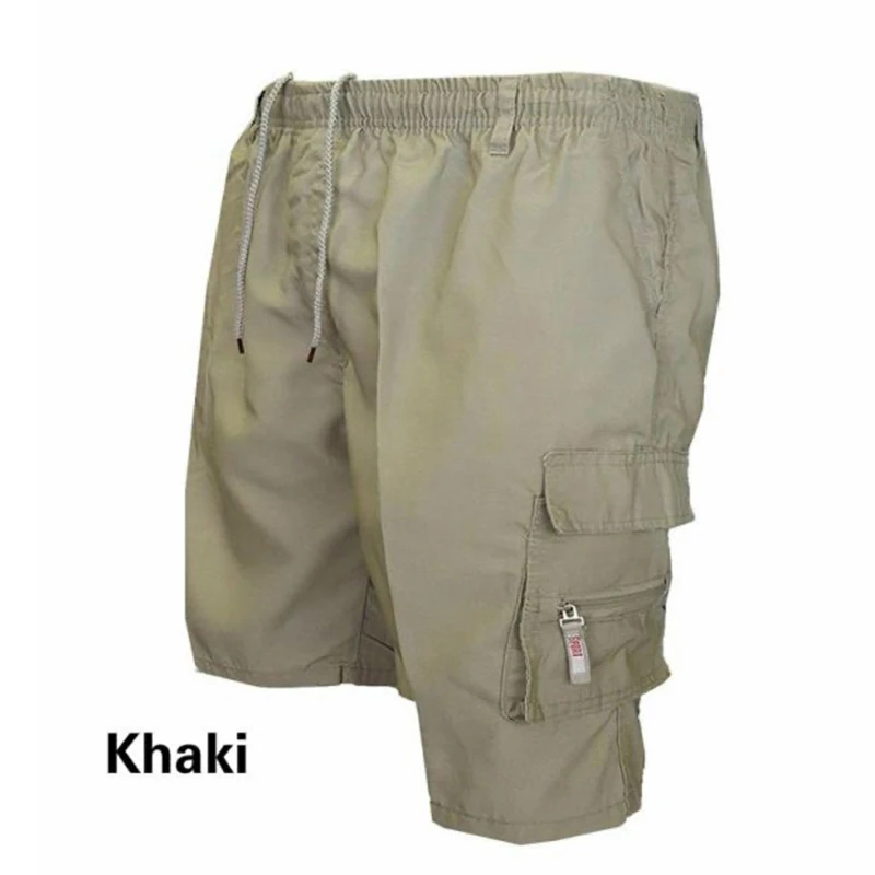 Men Breathable Cargo Shorts 2024 Multi-pockets Shorts Men Loose Work Short Pants Male Casual Summer Outdoor Beach Short Overalls