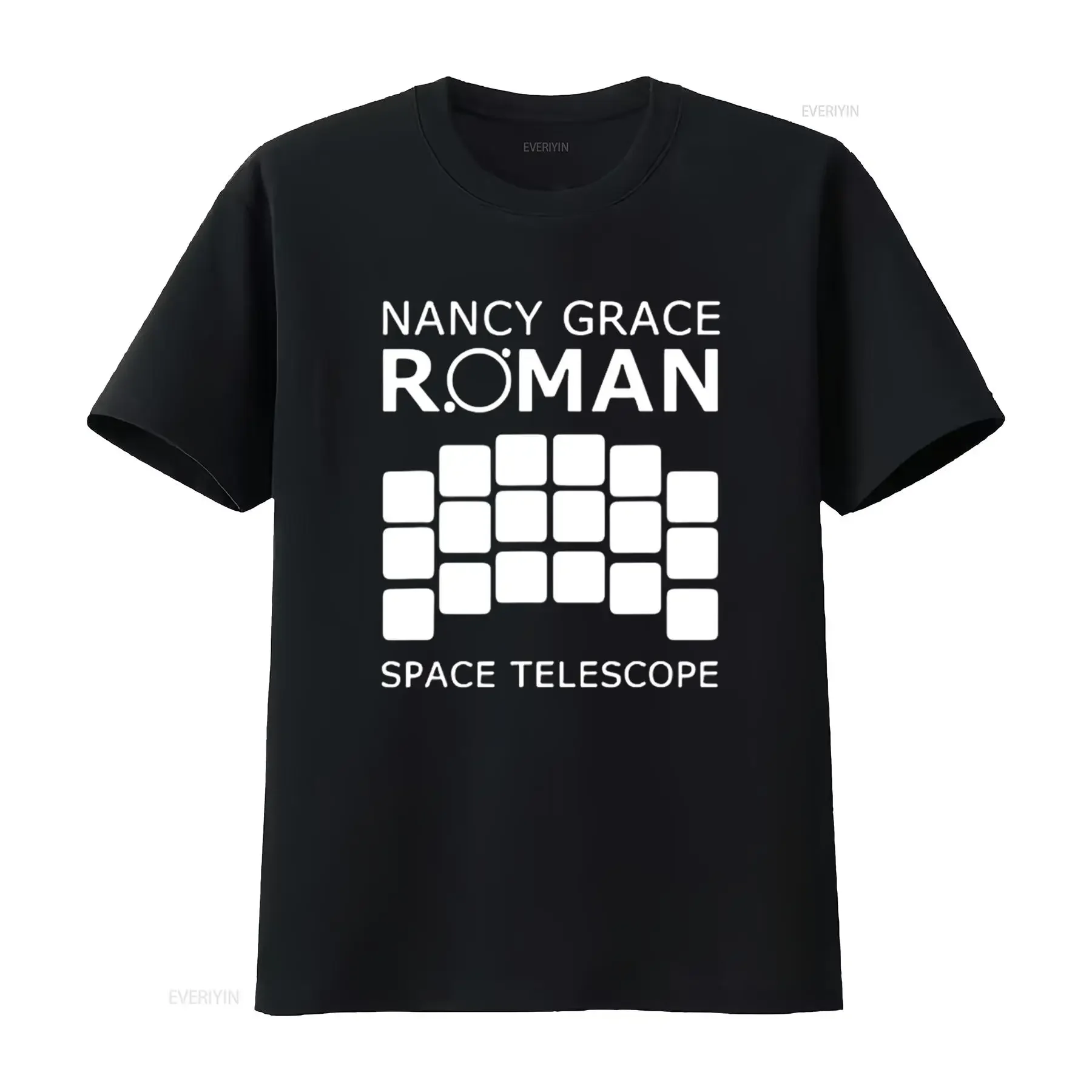 

Футболка с логотипом Ngrst Nancy Grace Roman Space Telescope, винтажный стираный мягкий топ унисекс для повседневной носки, стильная домашняя мода