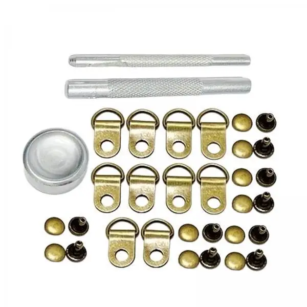 6x Metal Boot Lace Hooks Fittings Eyelet Repair DIY for Mountaineering Shoes Repairing Craft Outdoor Bag Accessories