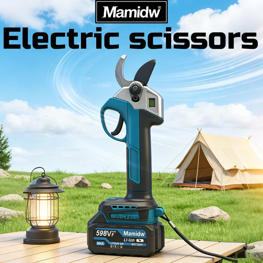 

Электрические садовые секаторы Mamidw с дисплеем, оснащенные лезвиями SK5 (только инструмент), для аккумулятора Makita 18v PIN.