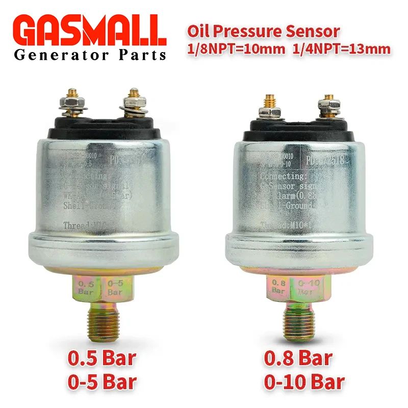 0-5bar 0-10bar 0 to 10 Bar M10*1 VDO Oil Pressure Sensor Switch Match With VDO Oil Pressure Gauge Diesel Generator Parts