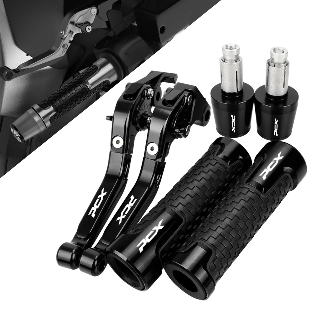 

For HONDA PCX125 PCX150 PCX160 All YEARS Motorcycle Accessories Extendable Adjustable Brake Clutch Levers Handlebar Grips Ends