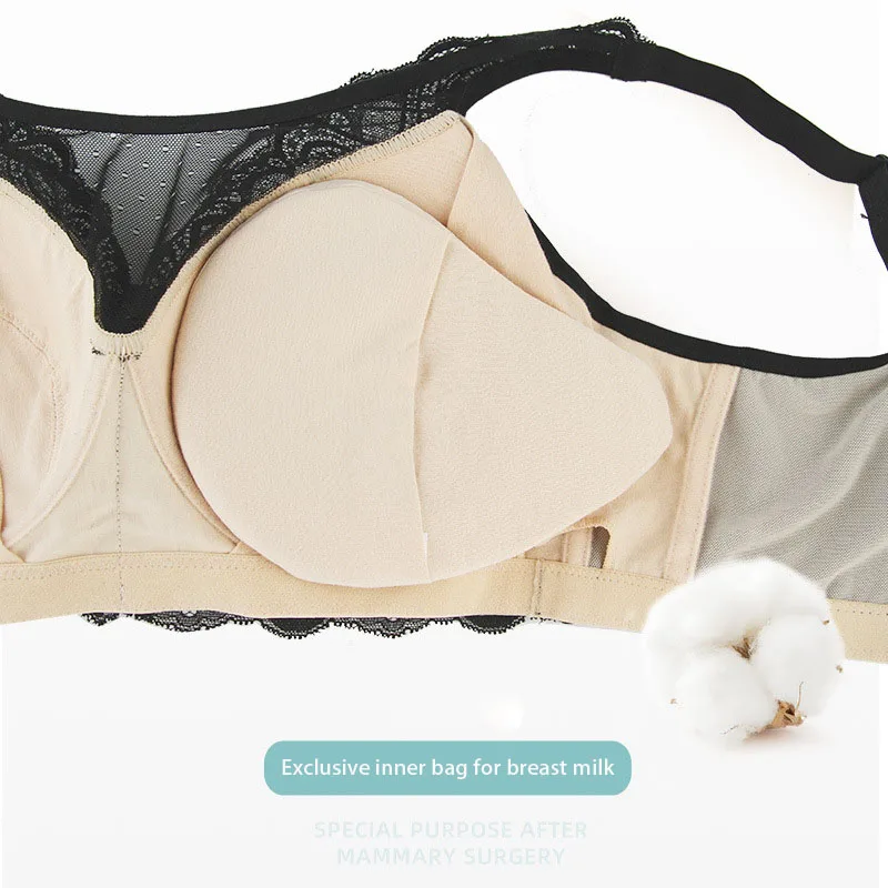 Breast Bra For Postoperative Breast Cancer Bra For Prosthetic Breast Removal Fake Chest Fake Breast Thin Breathable