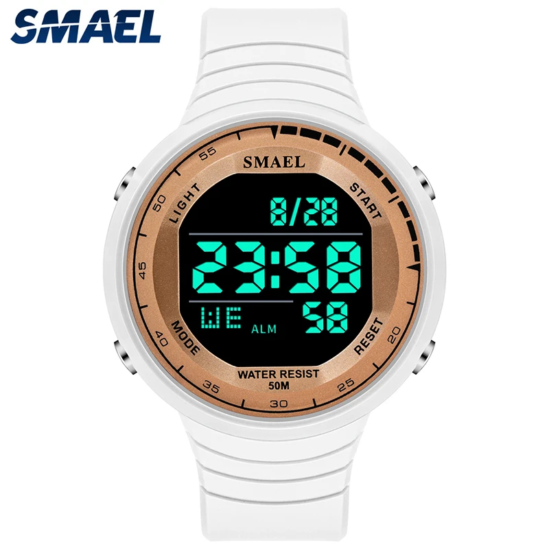 Men Watches Digital 50M Waterproof SMAEL Sports Wristwatches Stopwatch Alarm Clock Male Auto Date 1925 Military Digital Watch