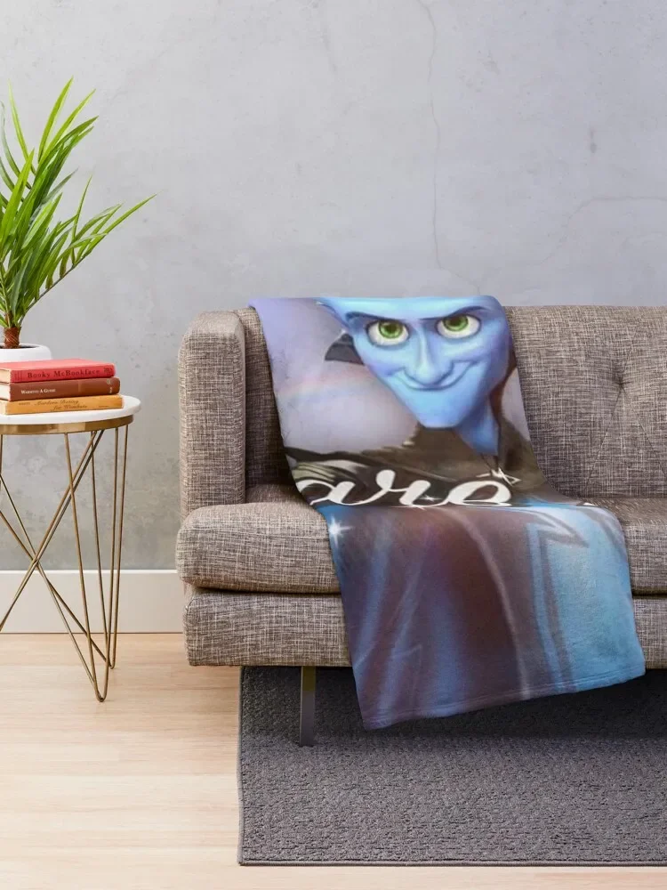 Megamind Meme Throw Blanket Comforter bed plaid Blankets