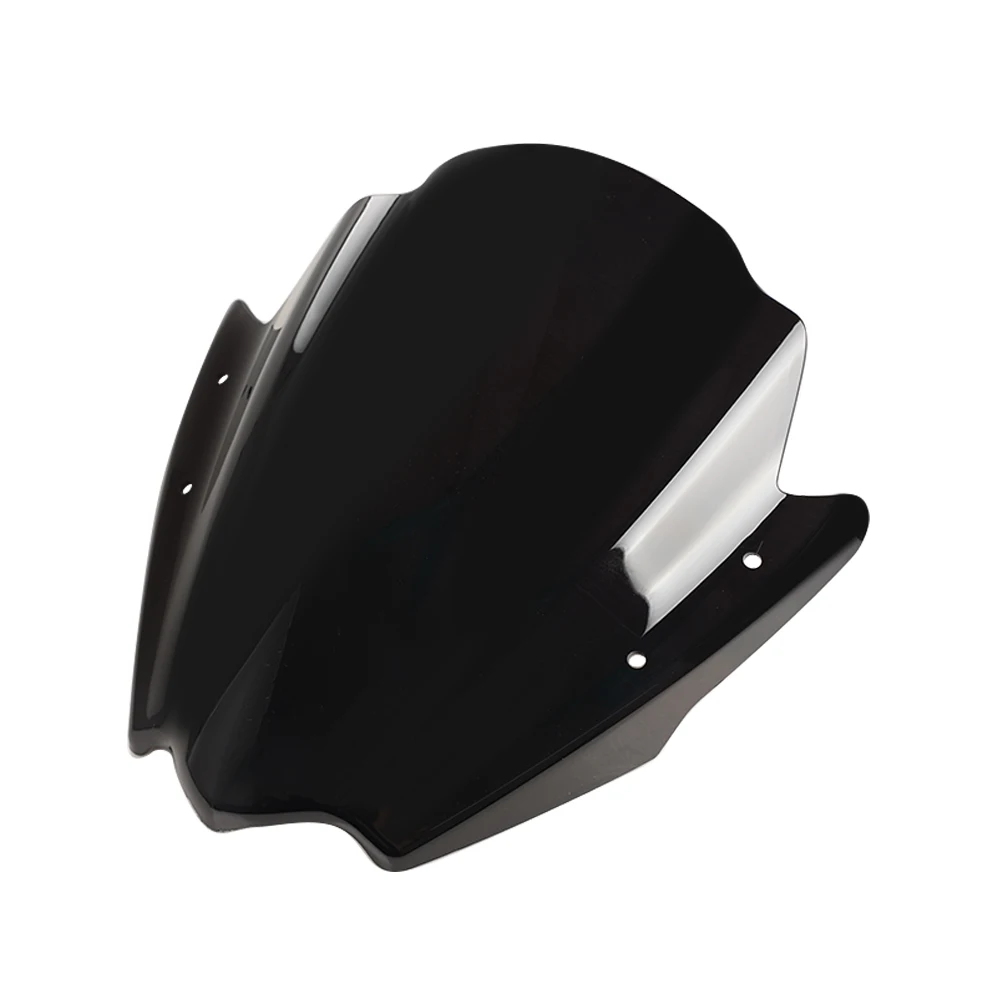 Universal Motorcycle Windshield Fit For 22 - 25mm Handlebar Street Bikes Bracket Heightened Modified Thickened Front WindScreen
