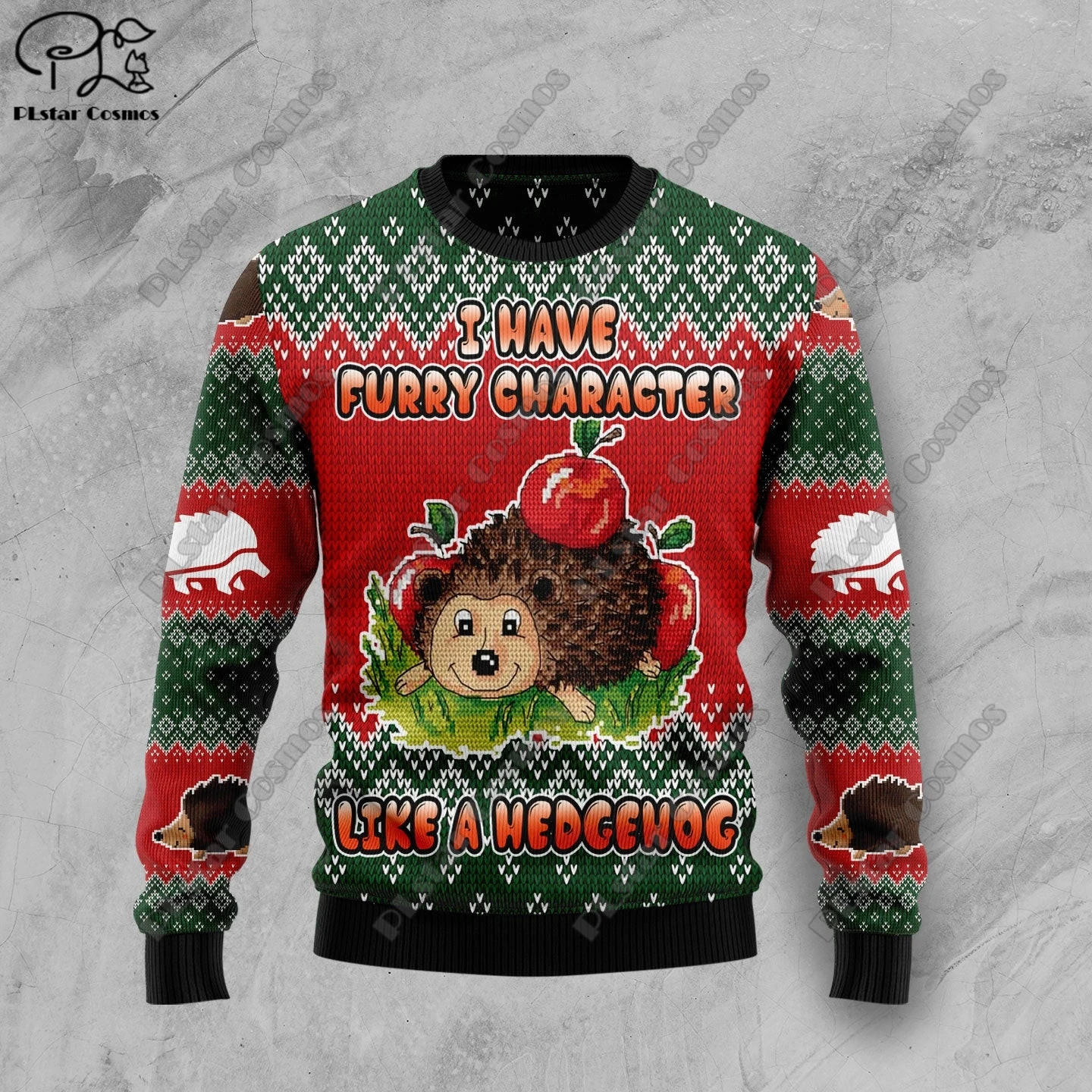 New 3D Printed Animal Custom Series Cute Christmas Pattern Ugly Sweater Street Casual Winter Sweatshirt S-15