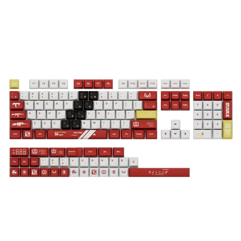 

Keycaps 137 Set for Gaming Mechanical Keyboard, PBT XDA Keys Caps