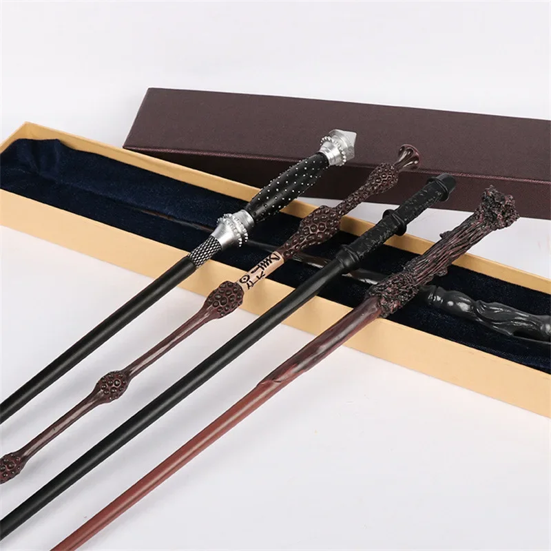 Hogwarts Cosplay Magic Wands Metal/Iron Core Children Mentalism Classic Toys Wand Gift No Box Package Prop Stage Magic Tricks