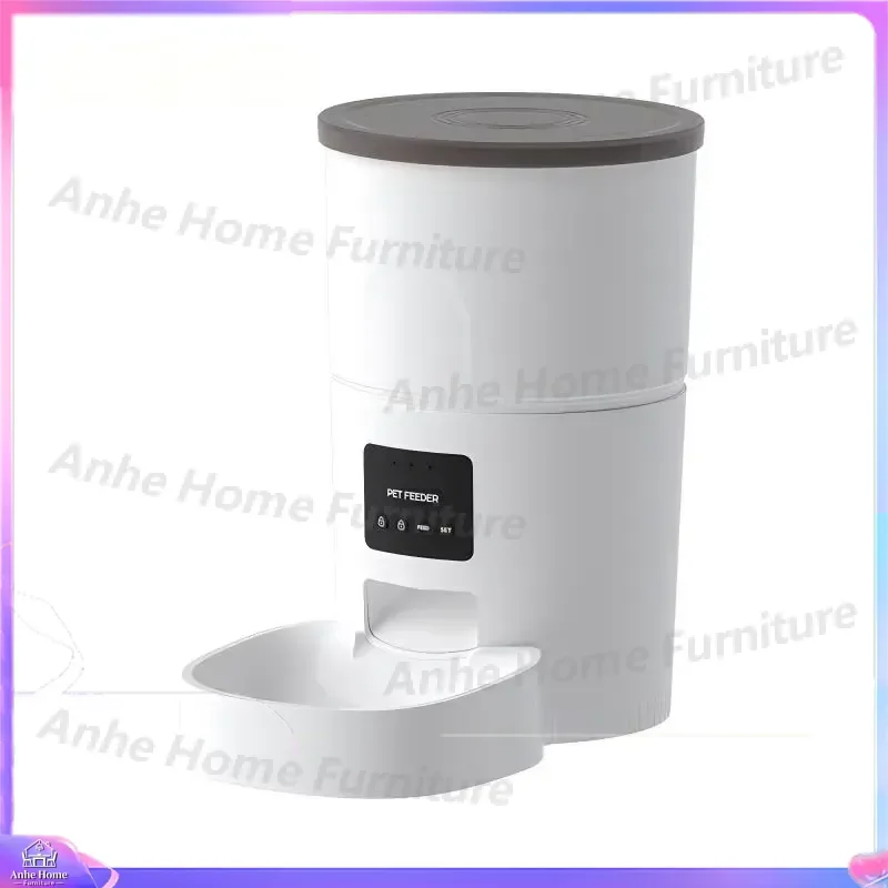 Smart Automatic Pet Feeder Programmable Timed Dog Cat Food Dispenser Portable Waterproof Bowl with Scale Plastic Feeding