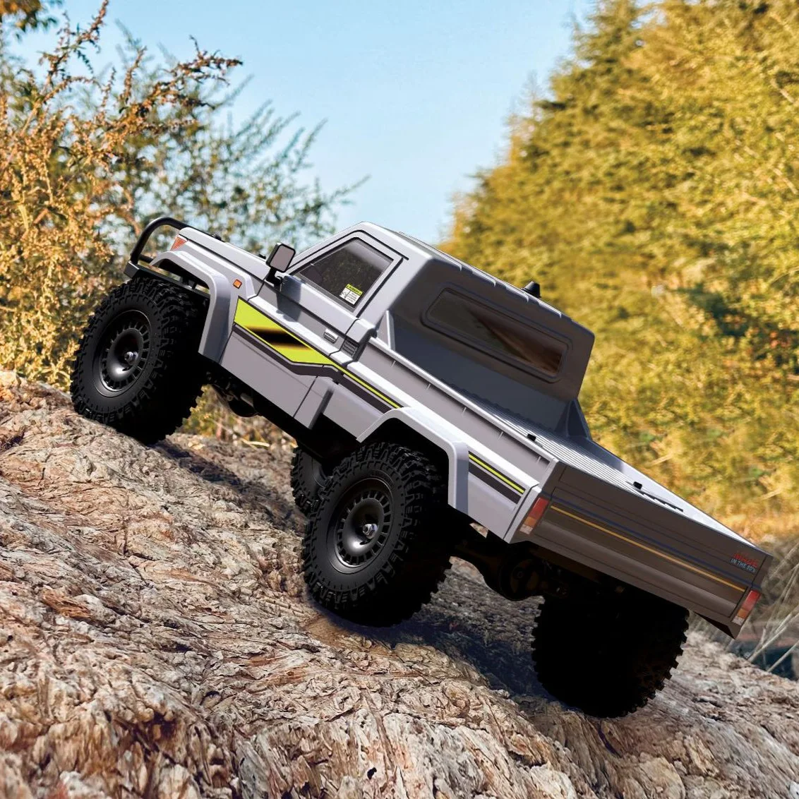 Yk41011 1/10 シミュレーション Lc79 Rc 四輪駆動 オフロード ラジコン ピックアップトラック クライミングカー おもちゃ バッテリー別売