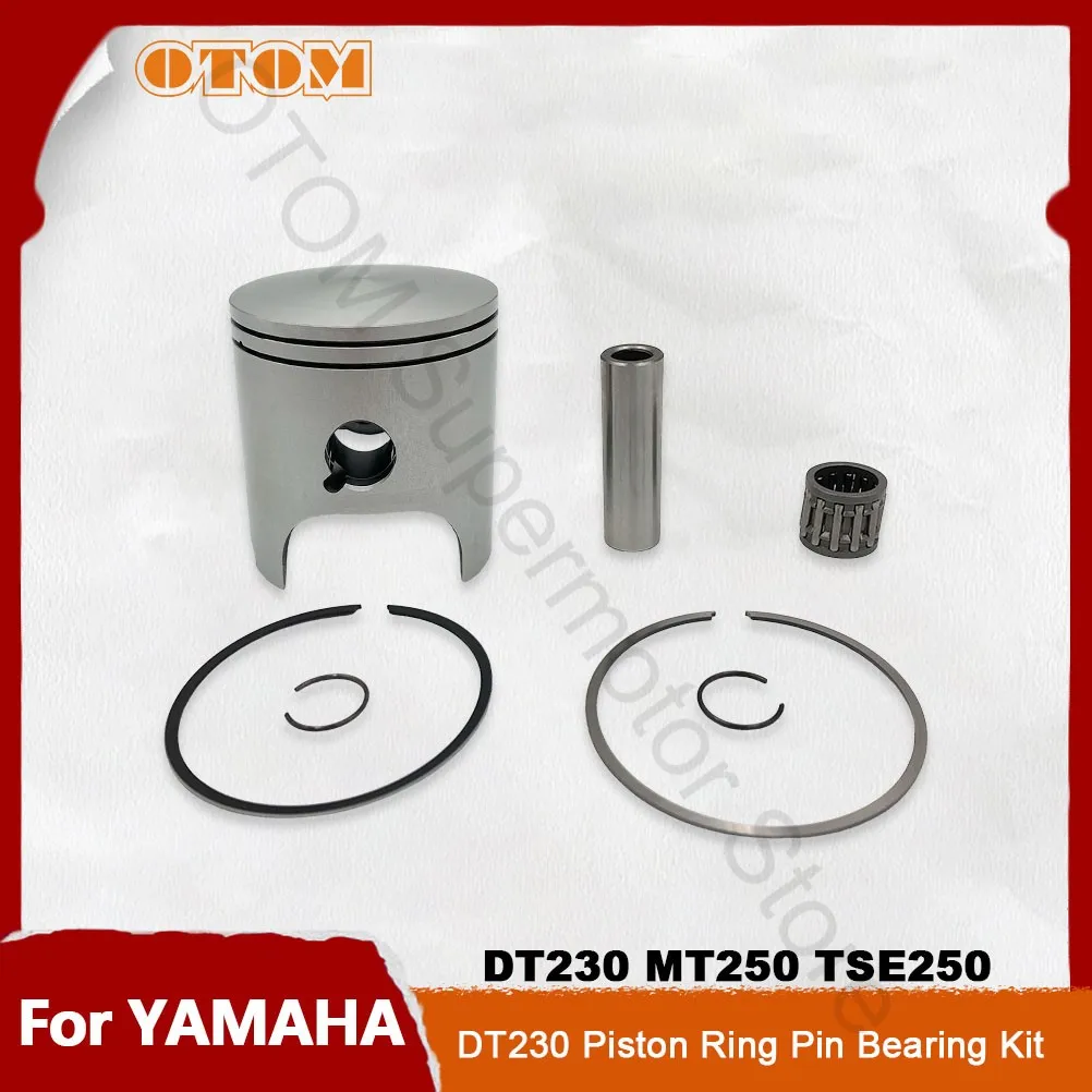 Motorcycle Accessories Piston Ring Pin Connecting Rod Bearing Kit For YAMAHA DT230 LONCIN MT250 TSE250R 2T Water-Cooled Engine