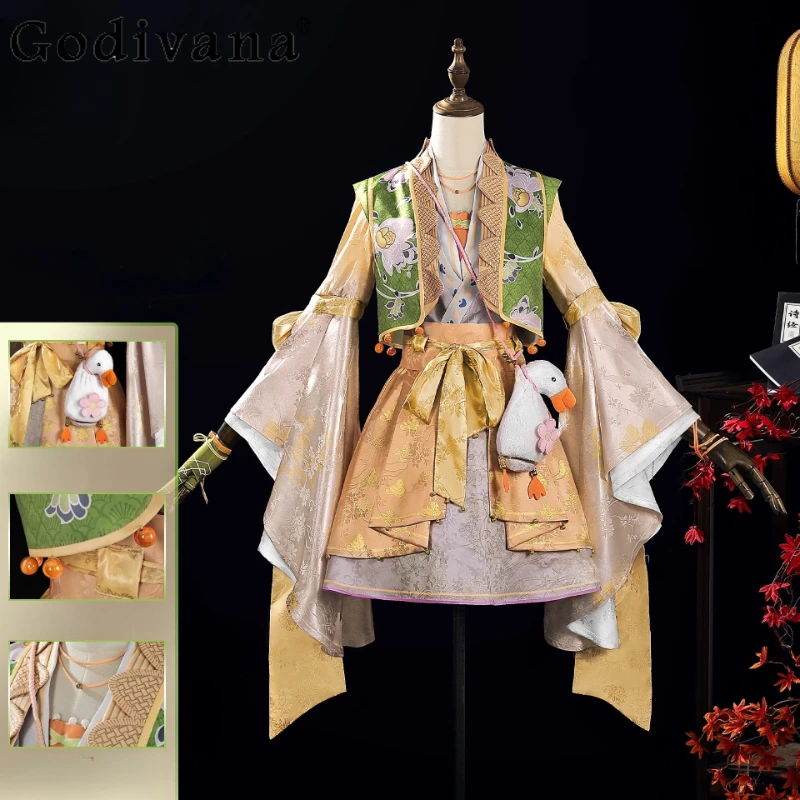 Disfraz de Príncipe bendición oficial del cielo para mujer, traje de Cosplay de animación Hanfu, conjunto de falda de Cosplay antigua para mujer