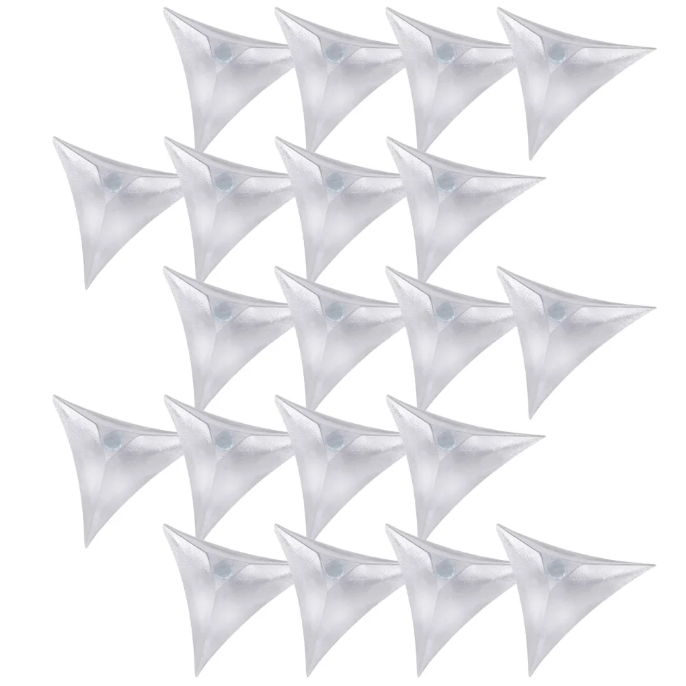 400Pcs Stair Corner Dust Guards Triangle Shape Protective Edging for Drawer Furniture Cabinet Closet Wall Safety