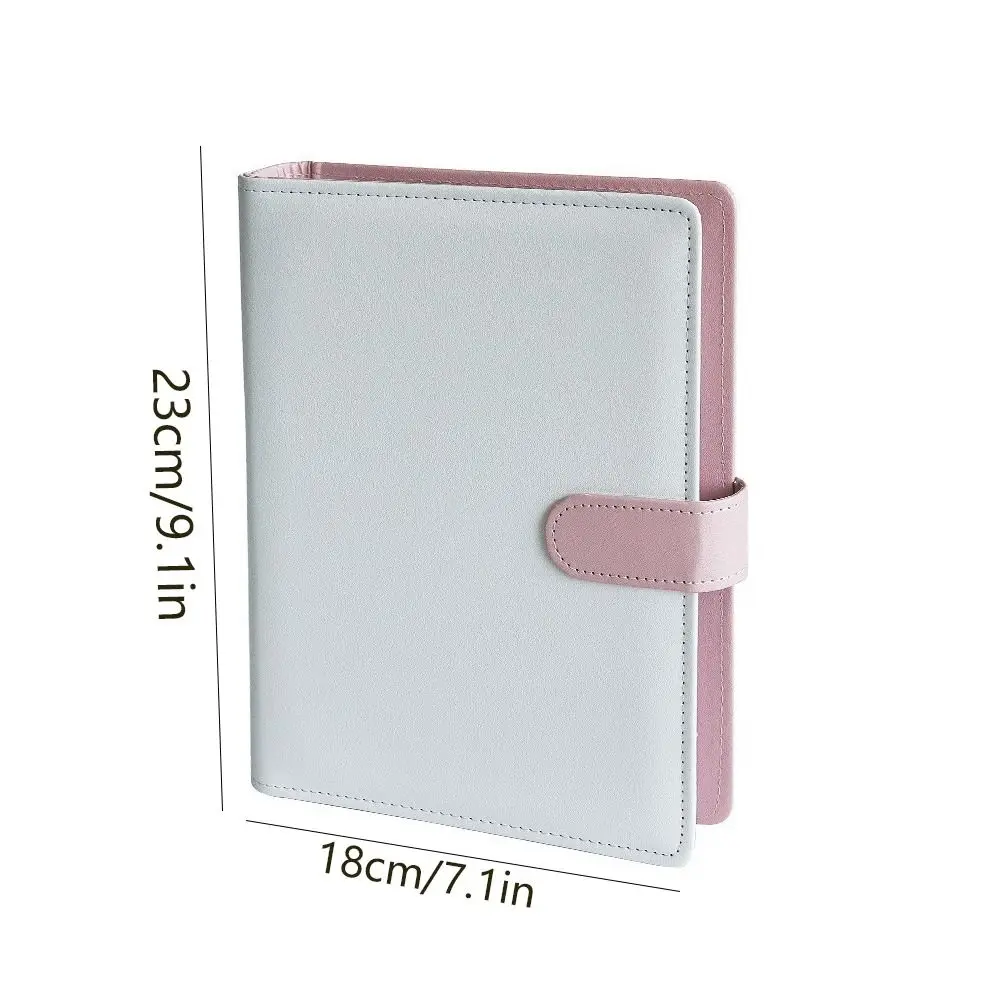 Large Capacity A5 PU Photo Album Waterproof Loose Leaf Star Photocard Holder Four Grid Anti-scratch
