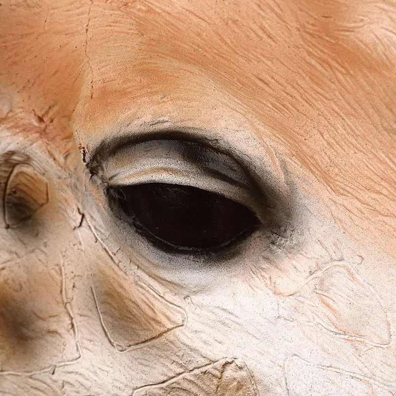 Sika Herten Masker Dier Gevlekte Herten Volledige Over Hoofd Giraffe Masker Latex Cervus Kostuum Rekwisieten Deluxe Maskerade Partij Carnaval Masker