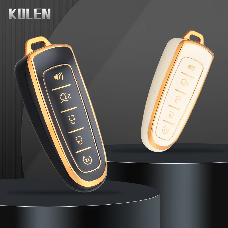 Nieuwe Tpu Auto Remote Key Case Cover Shell Voor Ford Edge Explorer Escape Focus Taurus Flex Voor Lincoln Mks Mkt Mkx Mkz Navigator
