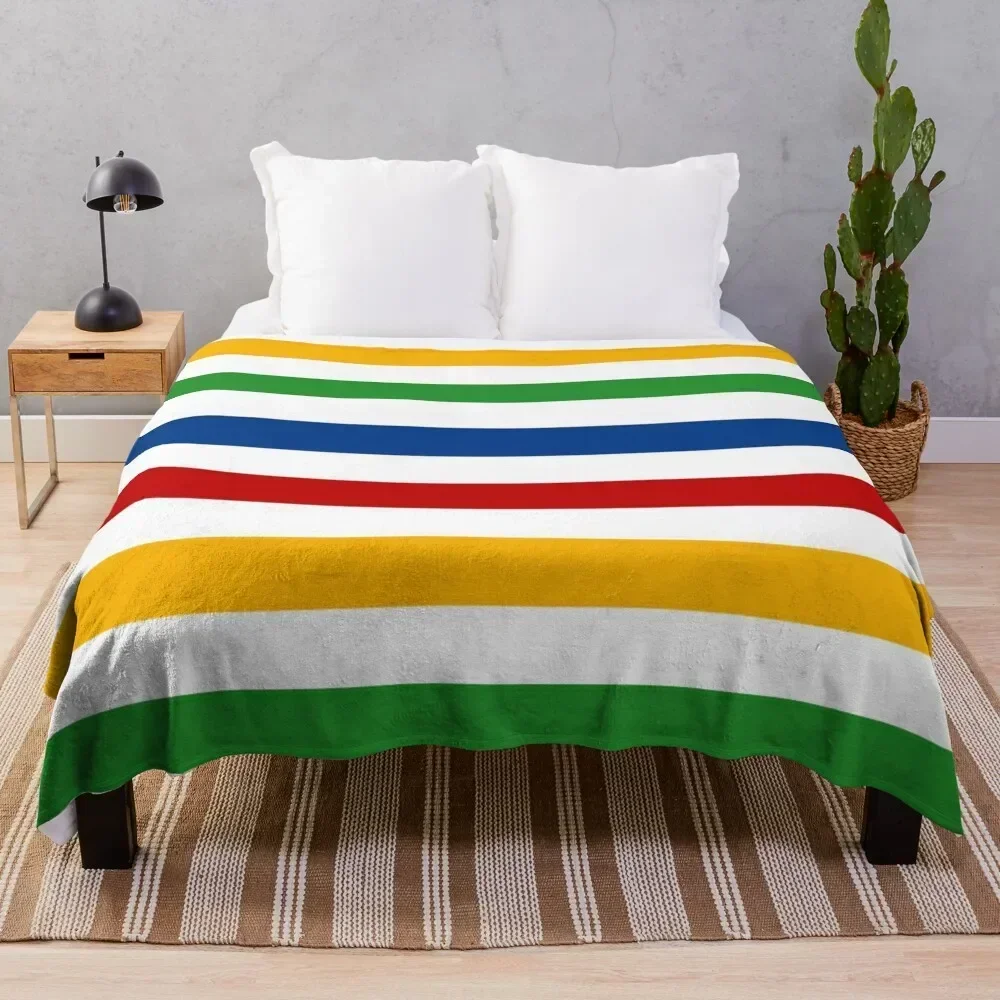 

Classic Colour Stripes Throw Blanket Moving Bed Shaggy Blankets Sofa Throw Hairy Blankets