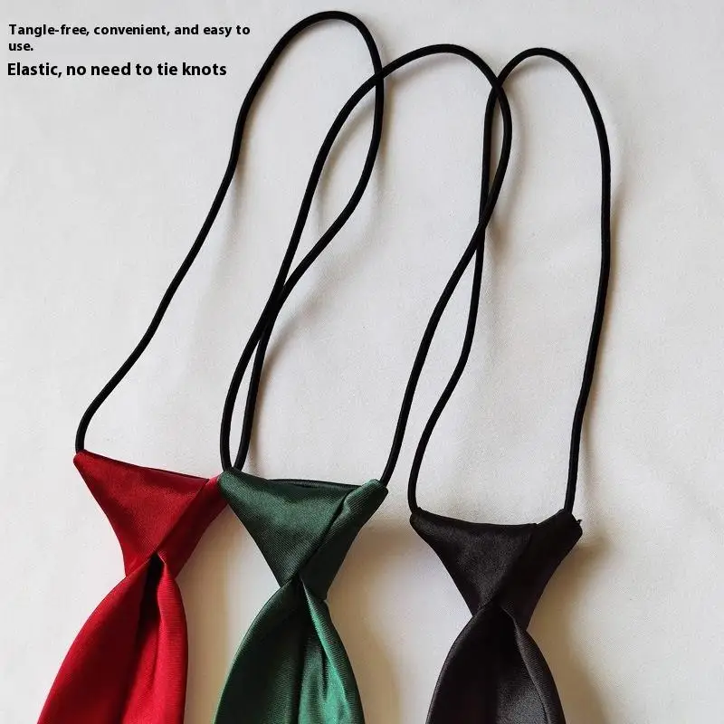 Elastische kurze Bänder für Kinder, reine Farbe, Gummibänder, Aktivitätszubehör für Babys, Schuluniform, Krawatten, Kindermode