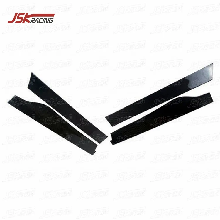 NOVT STYLE DRY CARBON FIBER SIDE SKIRTS SIDE FINS for 2019-2022 MCLAREN GT
