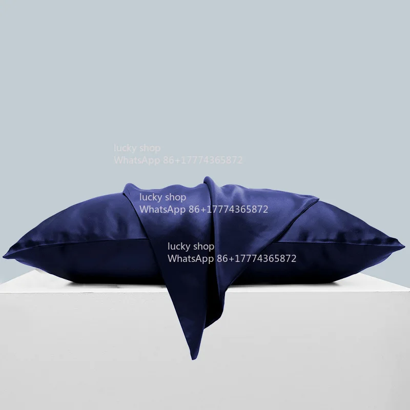 

Silk Modern Simple Zipper Pillowcase Active Printing and Dyeing Silk Pillowcase
