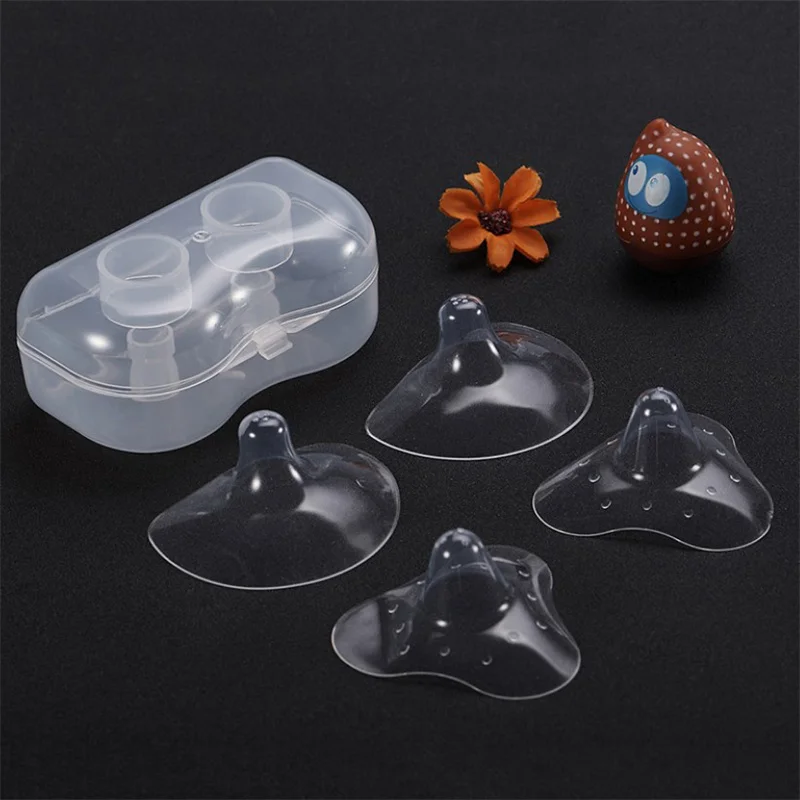 Protecteurs en silicone pour alimentation des mères, bouclier d'allaitement, couverture de protection pour alimentation au lait doux, 2 pièces