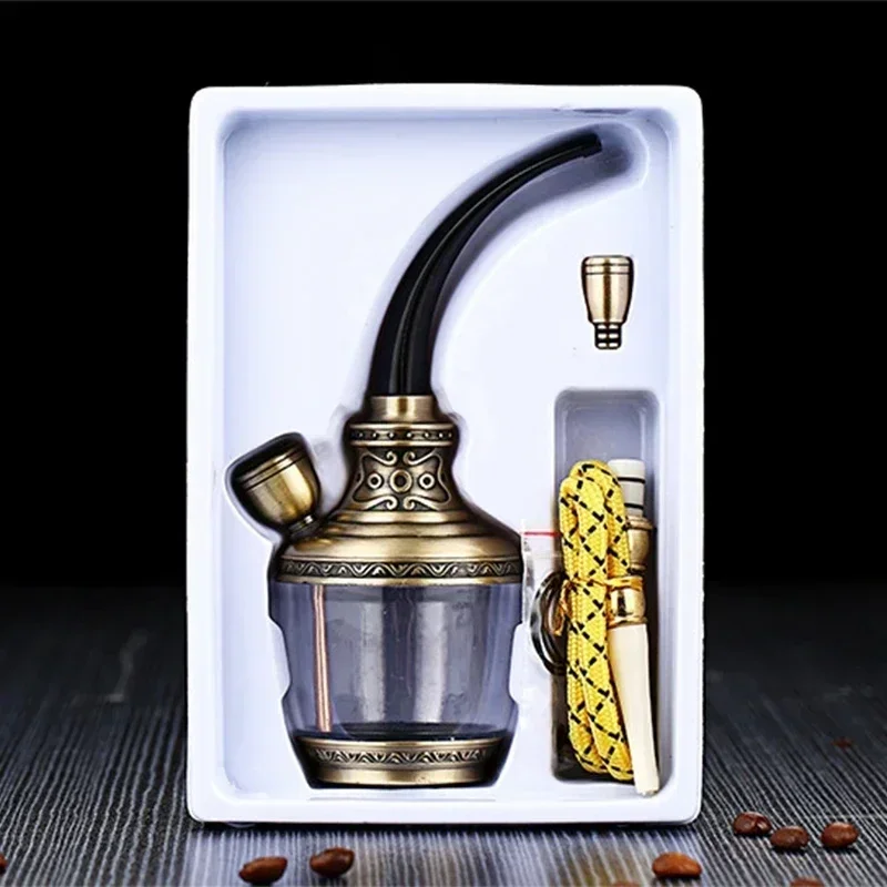 

Arabic Hookah Shisha Water Pipe Filter Cigarette Smoking 3 in 1 Shredded Tobacco For Water Pipes Holiday Men Gifts For Boyfriend