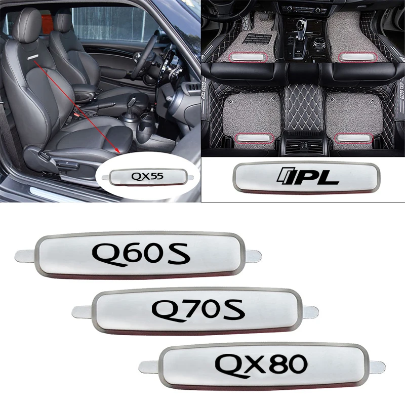 สติกเกอร์ติดเบาะรถยนต์ สติกเกอร์ติดพนักพิงศีรษะ สำหรับรถยนต์อินฟินิตี้ I35 Q60S Q45 Q50 Q50S Q60 Q70 Q70S QX50S QX50 QX55 QX56 QX60 QX70 QX80