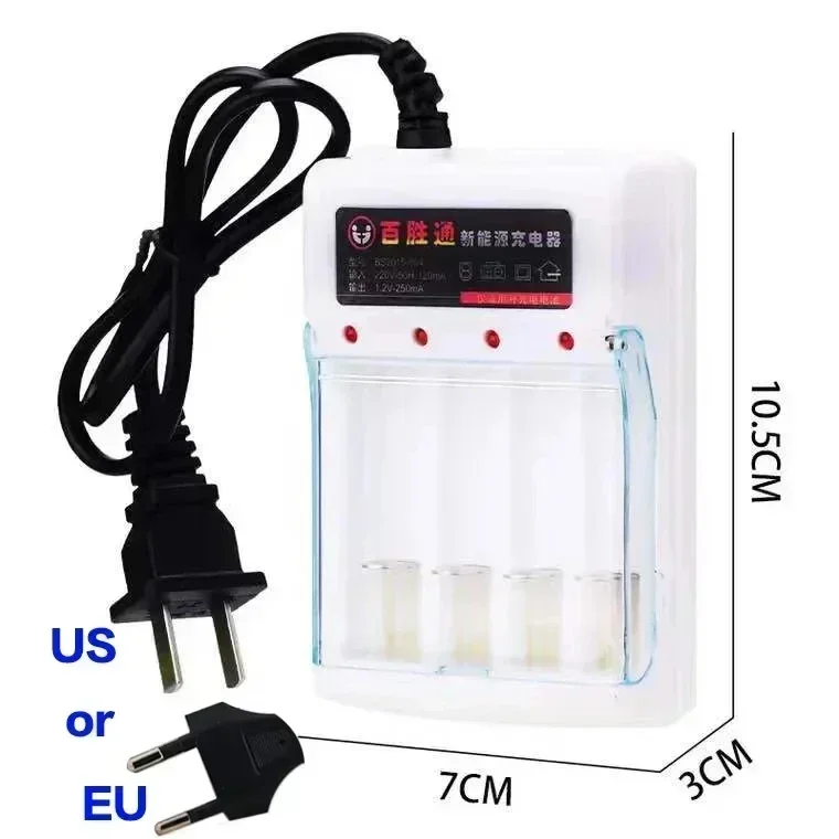 2024แบตเตอรี่อัลคาไลน์ AAA8800MAH AA9800MAH แบตเตอรี่แบบชาร์จไฟได้1.5V พร้อมที่ชาร์จเหมาะสำหรับของเล่น