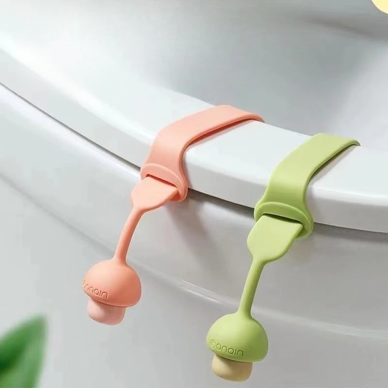 

Toilet Lid Opener Toilet Lid Handle Prevent Hands From Getting Dirty Toilet Parts SiliconeToilet Lid Opener Bathroom Accessories