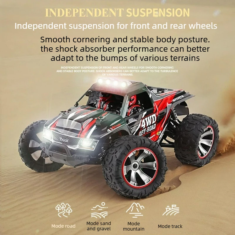 Cool Stuff Toy Car Funny Gift-60km/h High-speed 4WD Rc Cars for Adults,Remote Control Car,1:14 Off-road Rc Truck,Monster Truck