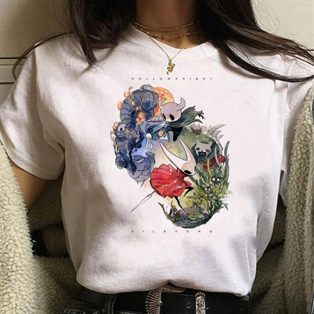Hollow Knight tshirt shoujo harajuku scene  80s streetwear anime shirt grunge japanese japan kawaii
