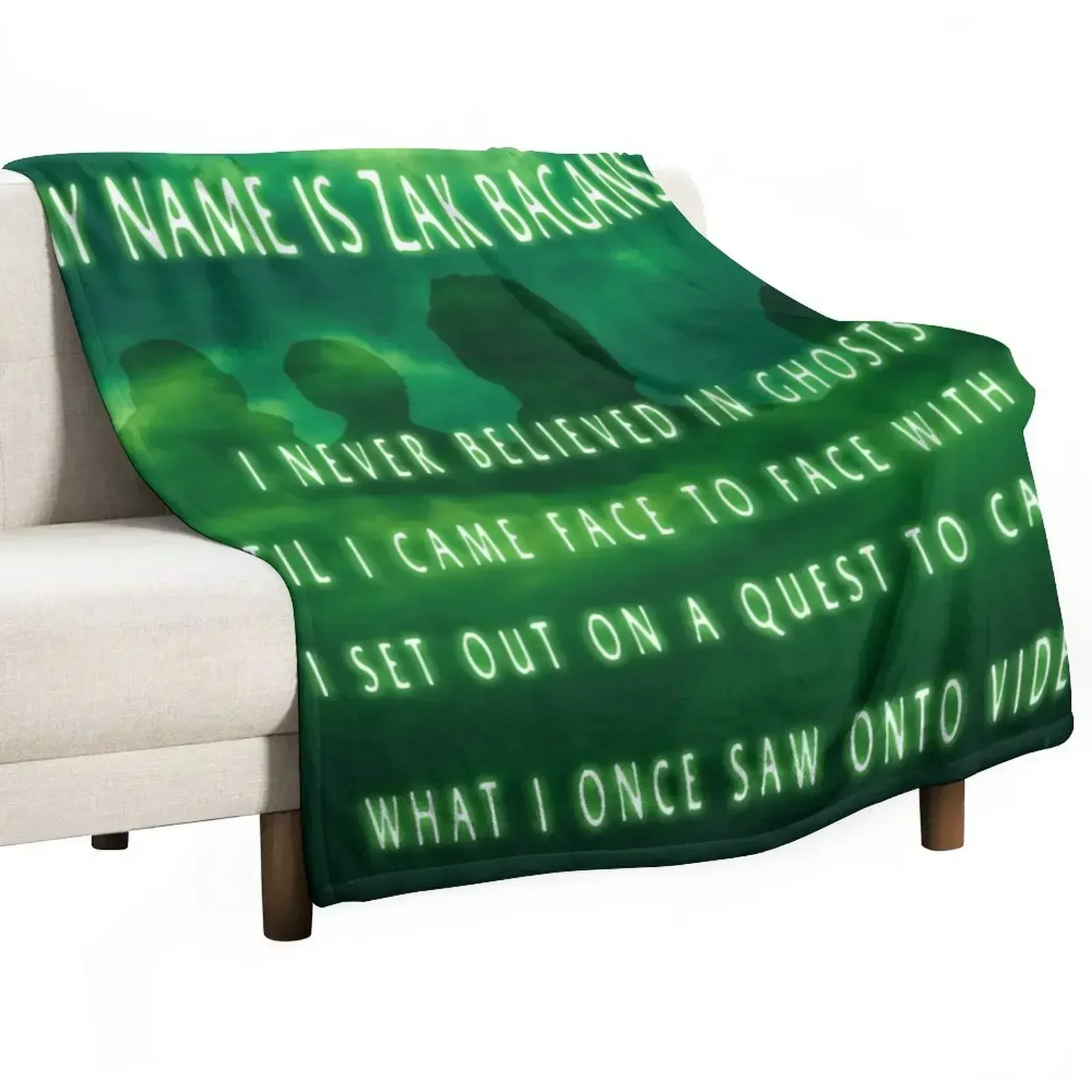 Ghost Adventures ''I Never Believed In Ghosts'' Throw Blanket Furry bed plaid Single warm winter Luxury Blankets