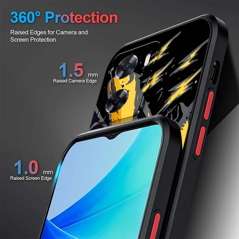 P-Pikachus أنيمي لطيف جراب هاتف ل ممن لهم البحث X3 X5 لايت برو A98 A94 A93 A78 A79 A76 A58 A57 5G متجمد شفافة