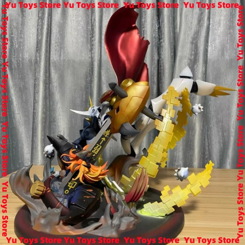 

In Stock Megahouse Gem Omegamon Action Figure - 38cm Anime Portrait Model Toy Collection Doll For Digimon Adventure Fans