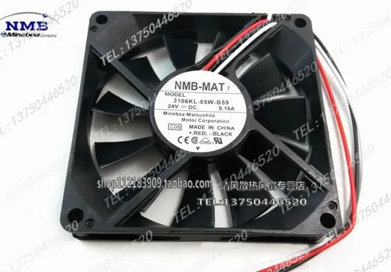 

3106KL-05W-B59 24V 0.16A 8CM 8015 Fan Detection Alarm Function