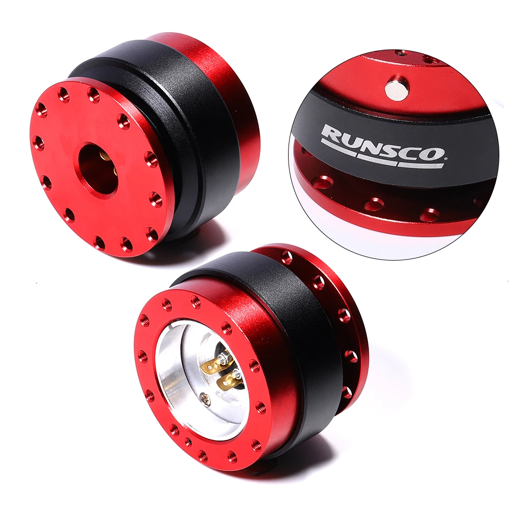 Runsco Racing Style Steering wheel Quick Release Hub Boss Kit Wheel Hub Adapter For Drift Steering Wheel