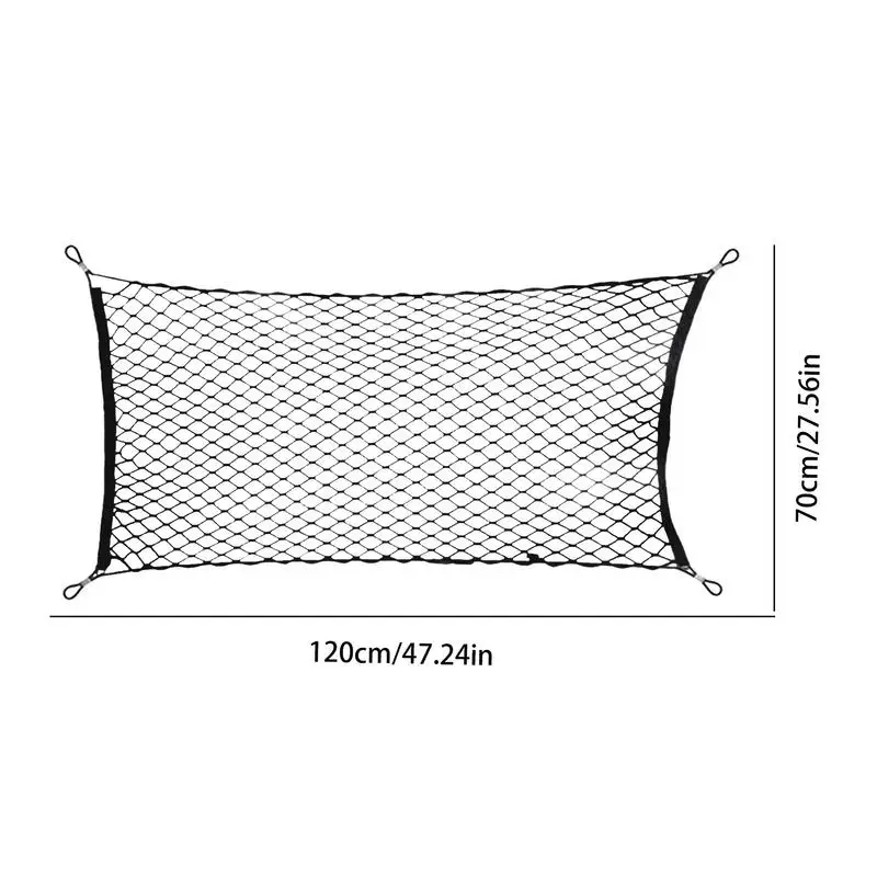 Organizador de armazenamento de carga de tronco net organizadores de tronco e armazenamento 27.56x47.24 Polegada organizadores de tronco e armazenamento caminhão cama carga net