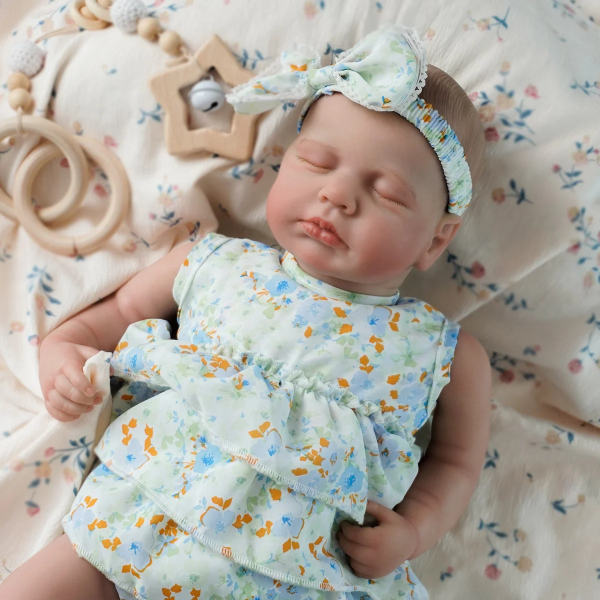 

JOYORA 50 см кукла возрождения из мягкой ткани, реалистичная детская игрушка, художественная кукла ручной работы, 3d кожа, завершенная картина, милый подарок на день рождения